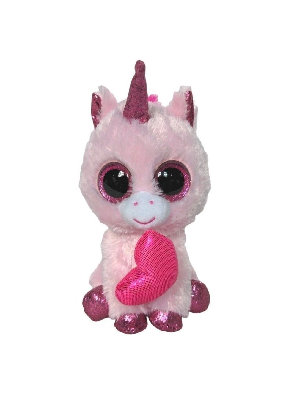 Ty Beanie Boo Unicorn Plush Pink 6.5 Inch